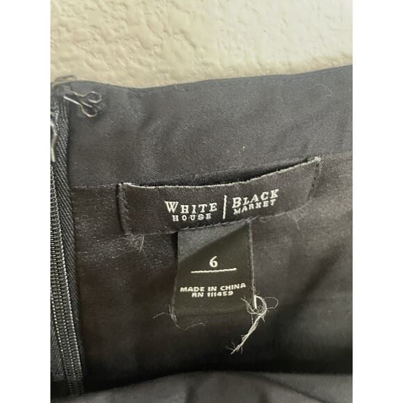 white house black market, Multicolor Striped Knee Length Pencil Dress, Size 6 - Picture 2 of 5